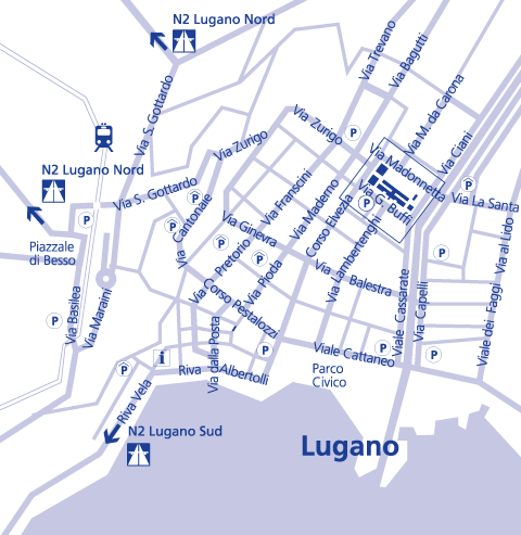 Lugano Map